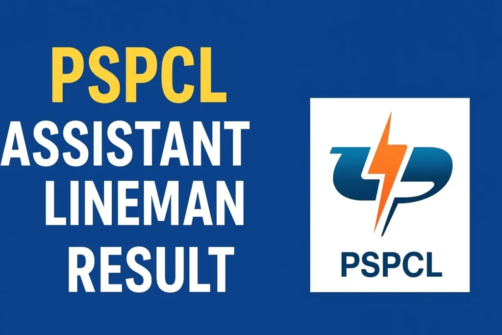PSPCL Assistant Lineman (ALM) Result 2025