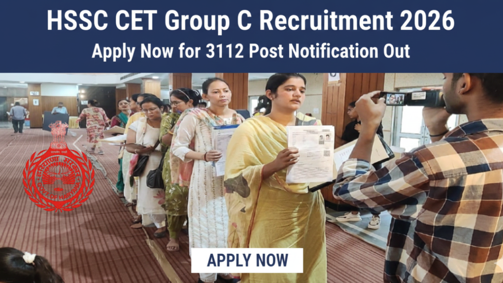 HSSC CET Group C Recruitment 2026
